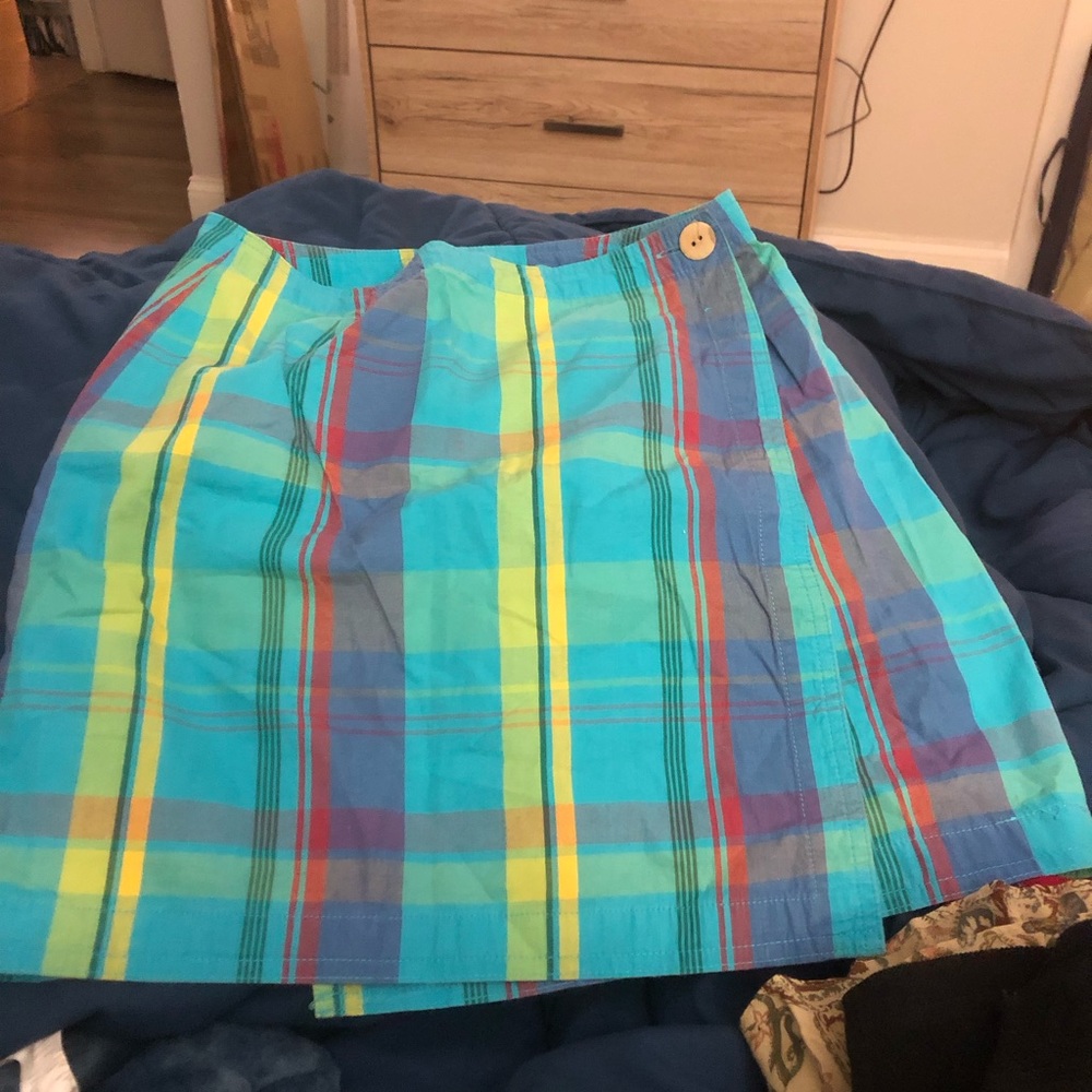 Wrap Gap skirt, multicolor, mini